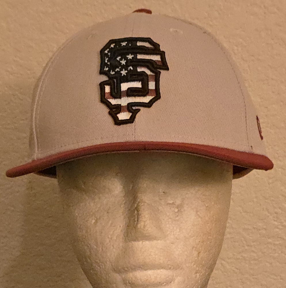 San Francisco Giants 2024 JULY 4TH STARS N STRIPES FITTED Hat by New Era 7 1/8